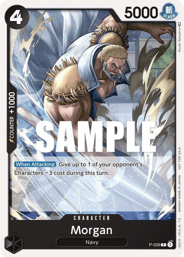 Morgan (Pirates Party Vol. 2) (26) (OP-PR) - One Piece Card Game Single