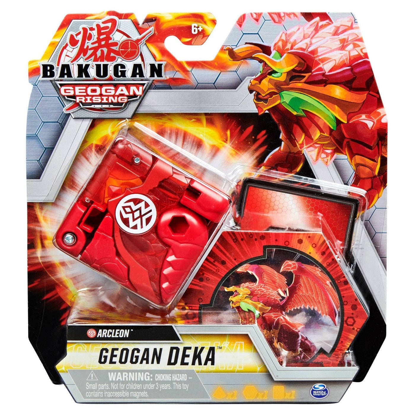 Bakugan Deka Single Pack - Deka Pyrus Arcleon [GR] - Bakugan TCG Sealed