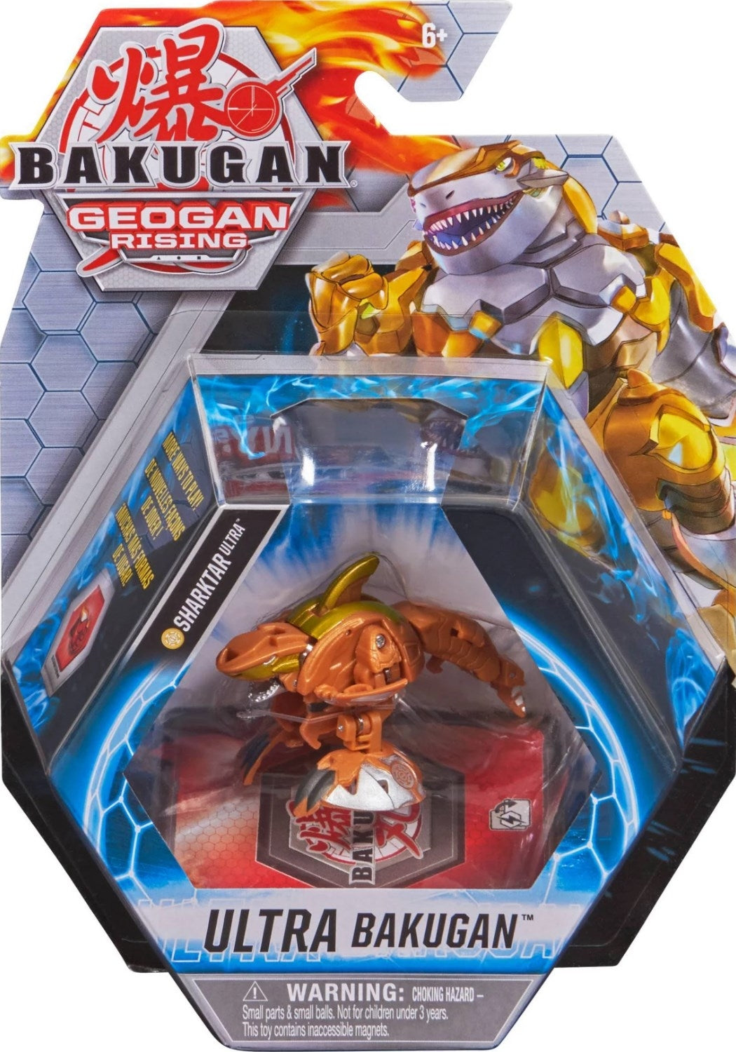 Bakugan Ultra Single Pack - Aurelus Sharktar Ultra [GR] - Bakugan TCG Sealed