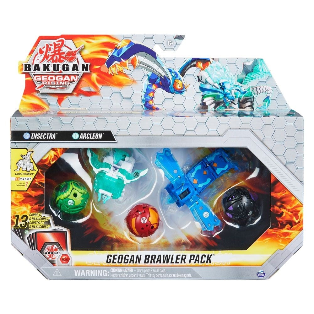 Bakugan Geogan Rising Brawler Pack - Aquos Insectra Haos Arcleon [GR] - Bakugan TCG Sealed