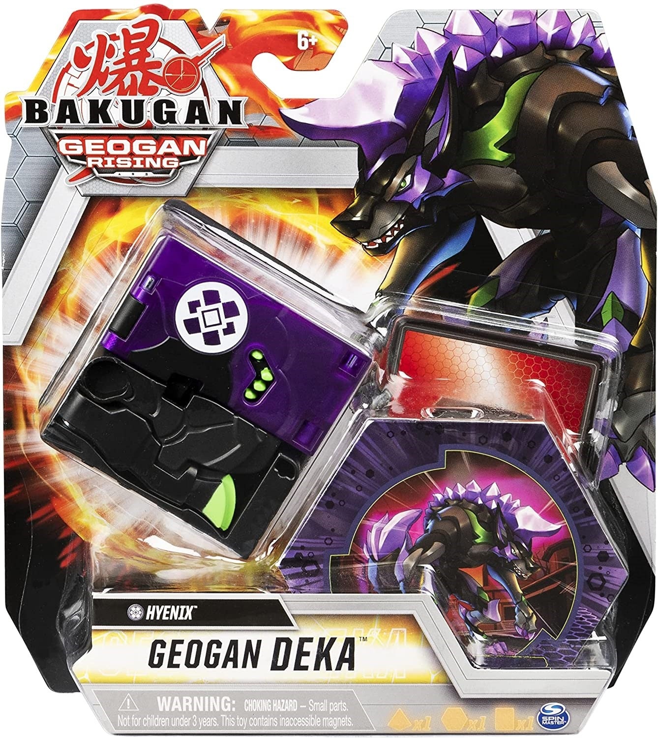 Bakugan Deka Single Pack - Darkus Deka Hyenix [GR] - Bakugan TCG Sealed