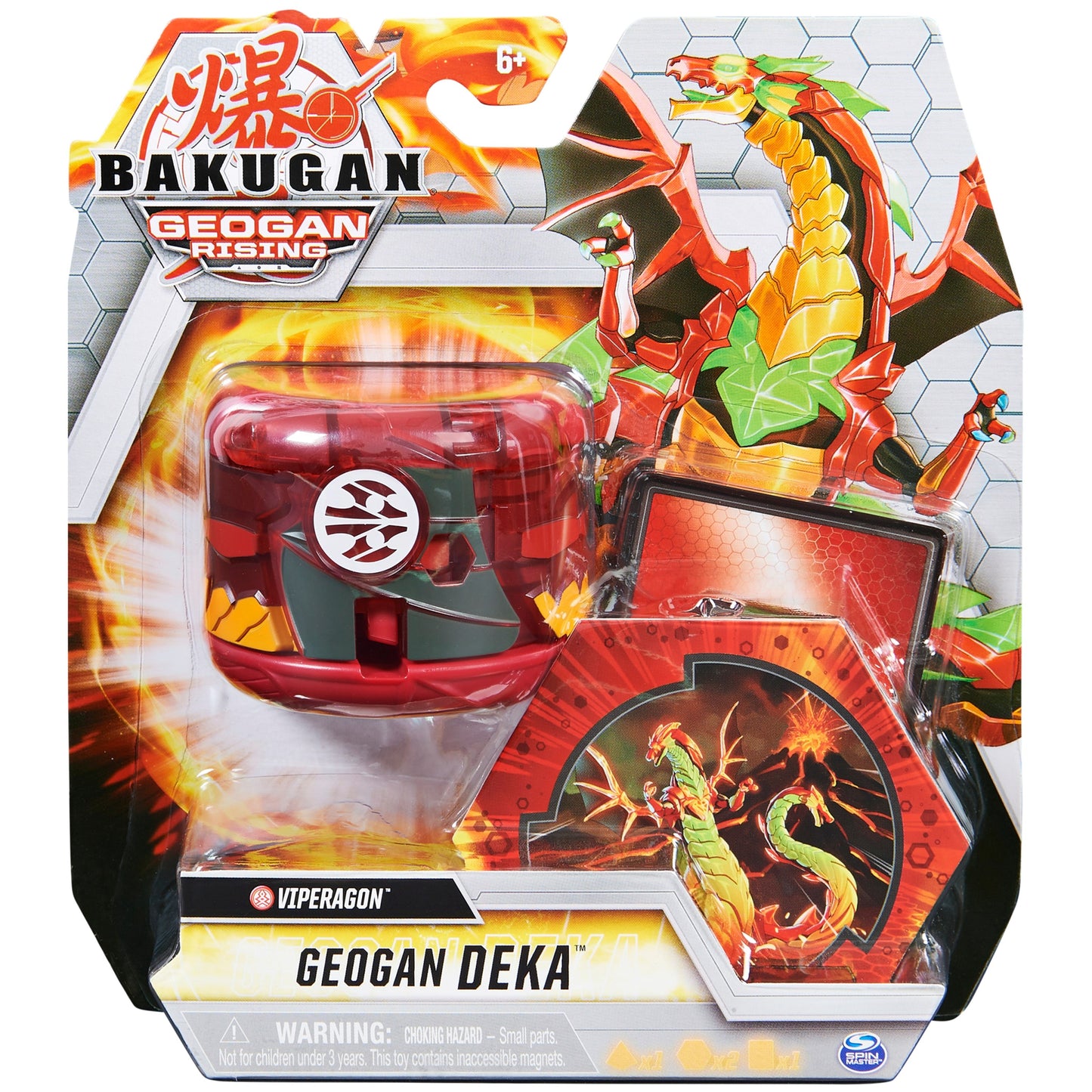 Bakugan Deka Single Pack - Pyrus Deka Viperagon [GR] - Bakugan TCG Sealed