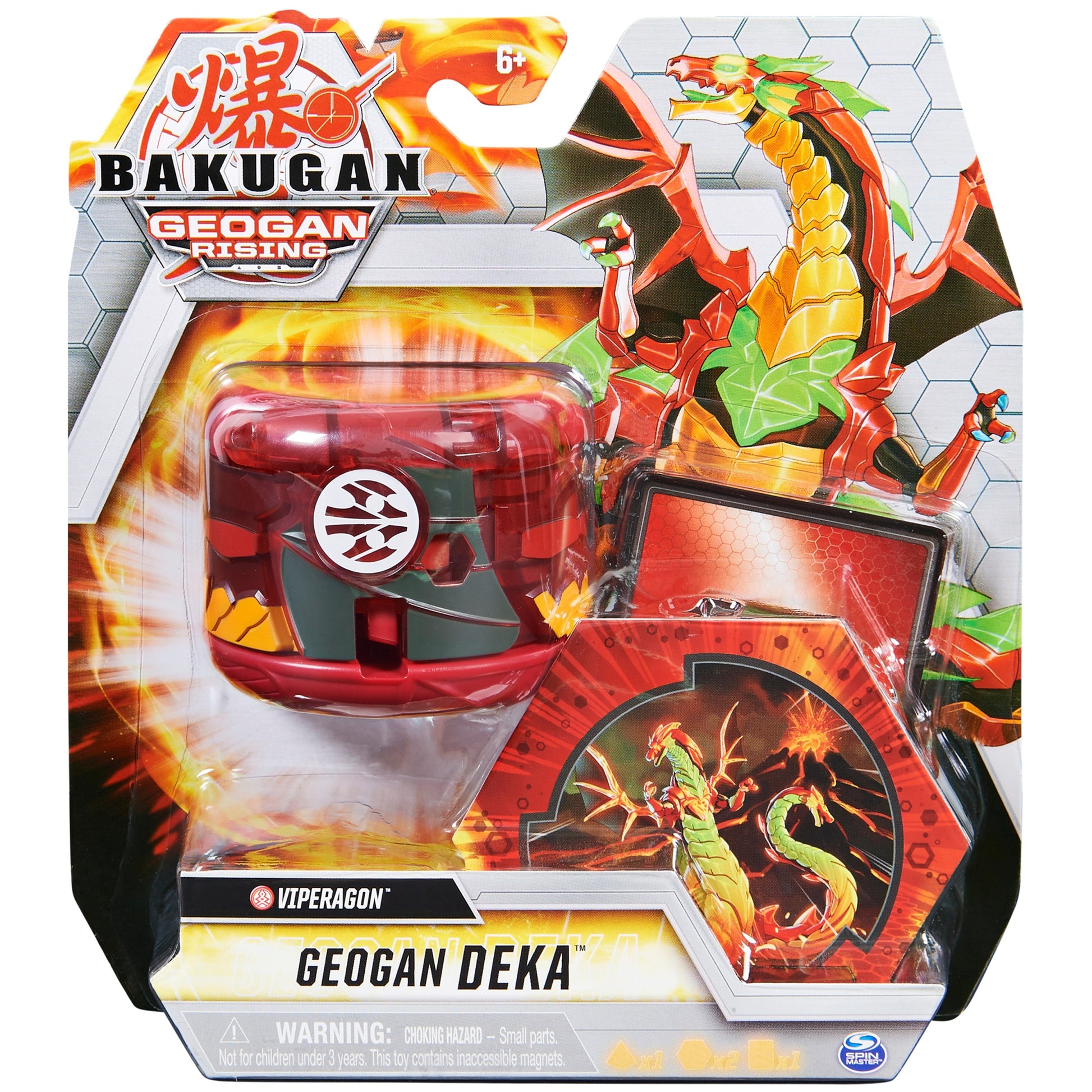 Bakugan Deka Single Pack - Pyrus Deka Viperagon [GR] - Bakugan TCG Sealed