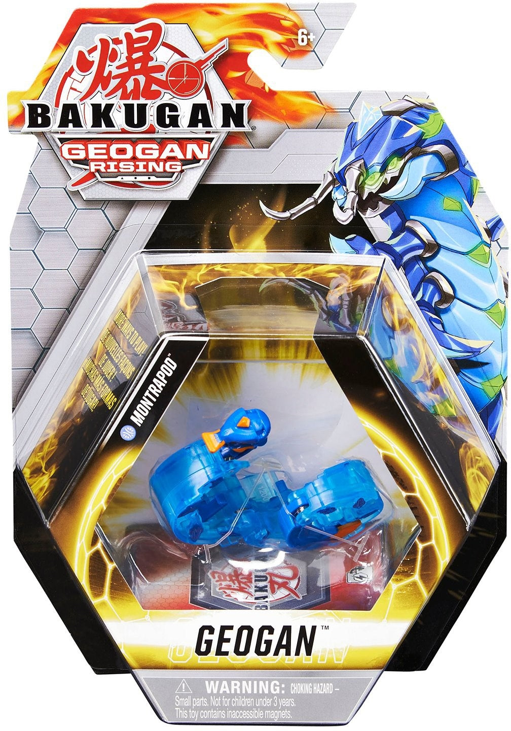 Bakugan Geogan Single Pack - Aquos Montrapod [GR] - Bakugan TCG Sealed