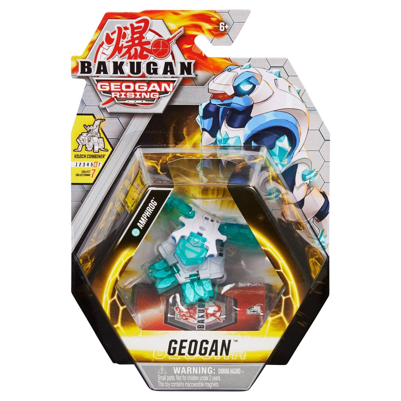 Bakugan Geogan Single Pack - Haos Amphrog [GR] - Bakugan TCG Sealed