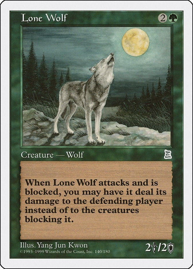 Lone Wolf (140) [PTK] - MTG Single