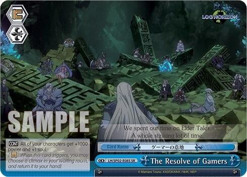 The Resolve of Gamers (SR) (208) - Weiss Schwarz Single