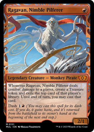 Ragavan Nimble Pilferer (Halo Foil) (151) [MUL] - MTG Single