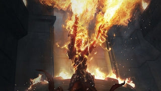 Aleksi Briclot Planeswalker Playmat for Magic: The Gathering (Kickstarter Exclusive) - Chandra Ravaging Blaze