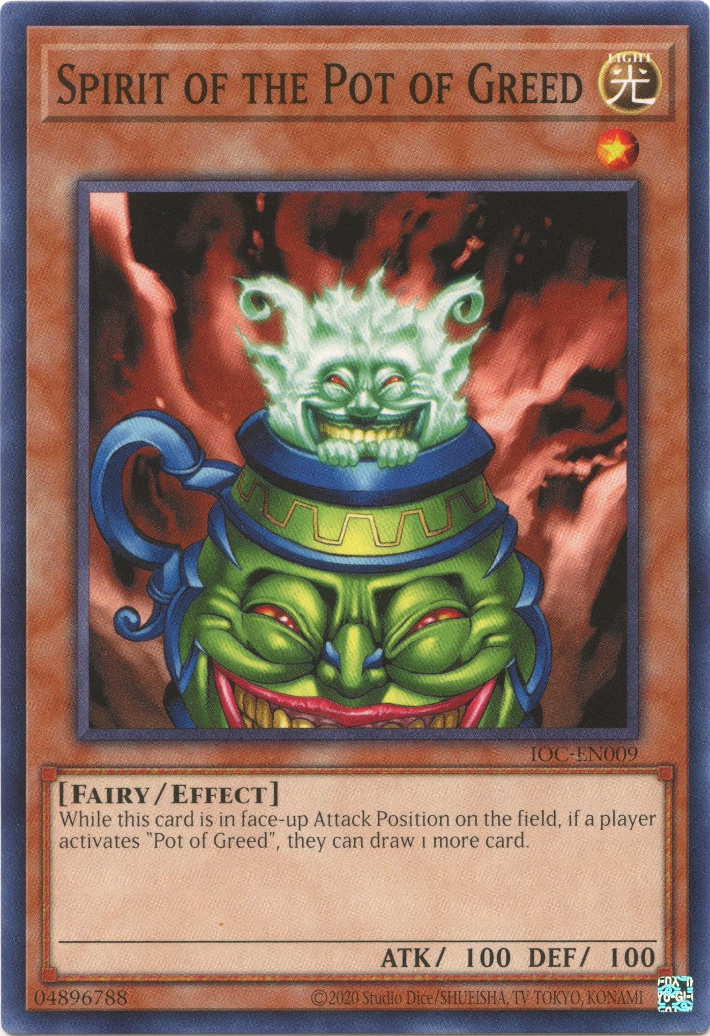Spirit of the Pot of Greed (9) (IOC-EN) - YuGiOh Single