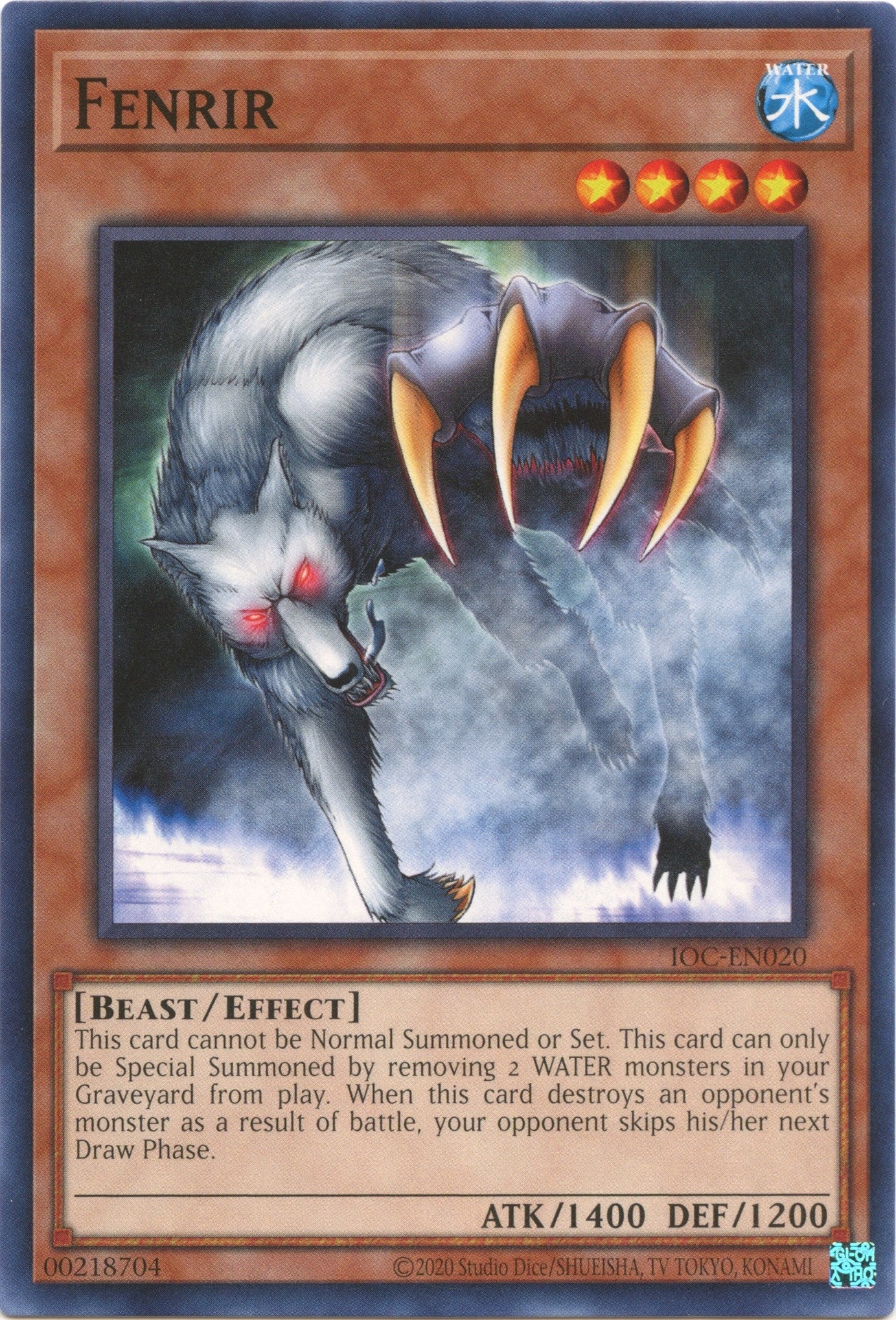 Fenrir (20) (IOC-EN) - YuGiOh Single