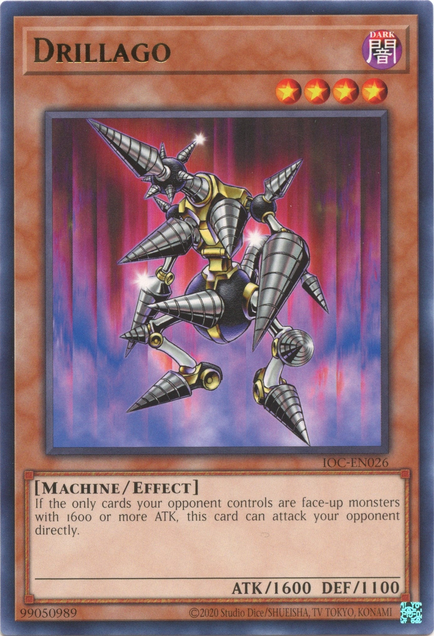 Drillago (26) (IOC-EN) - YuGiOh Single