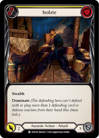 Isolate (Yellow) (28) [OUT] - Flesh and Blood TCG Single
