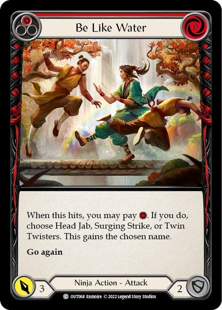 Be Like Water (Red) (68) [OUT] - Flesh and Blood TCG Single