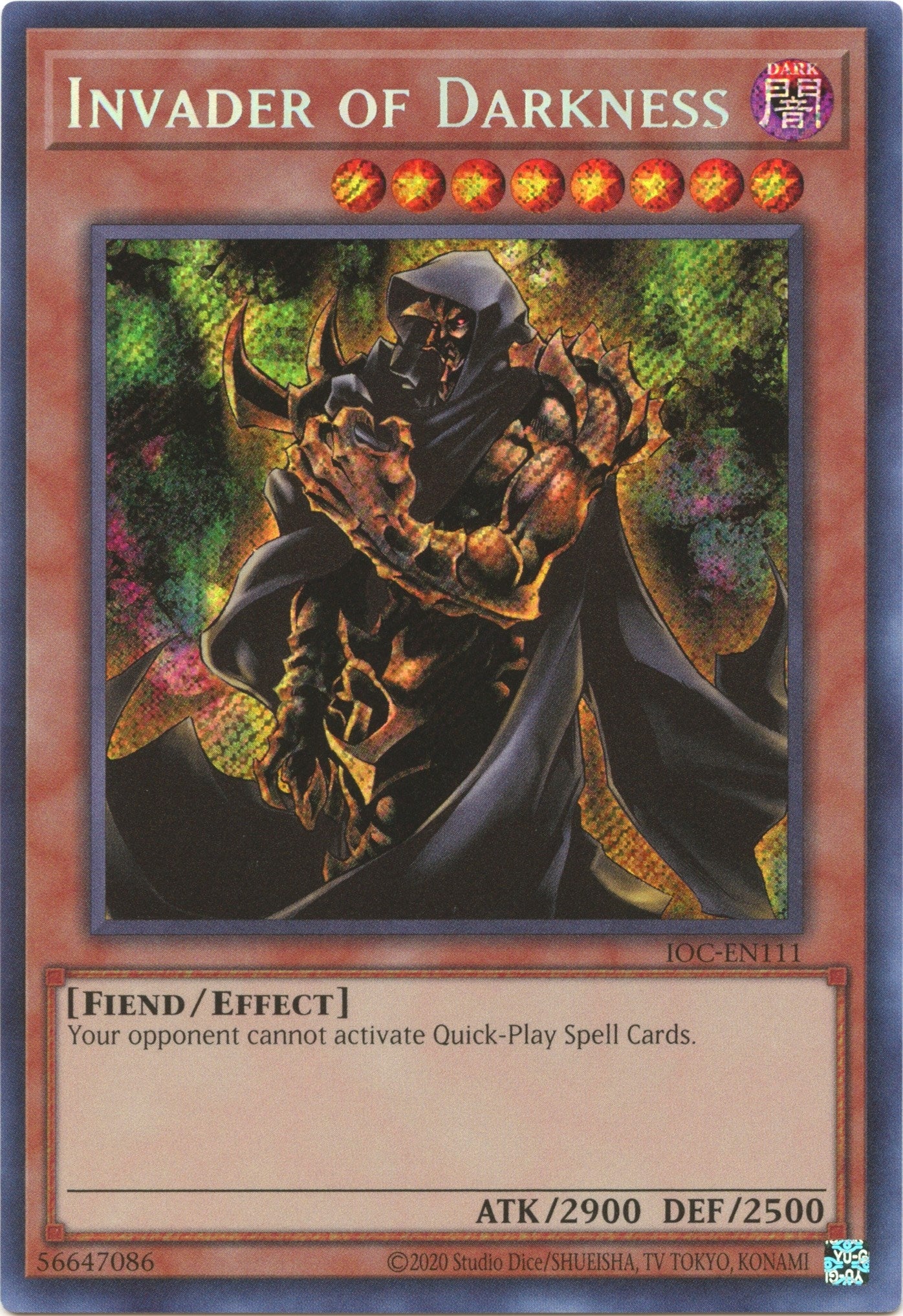 Invader of Darkness (111) (IOC-EN) - YuGiOh Single
