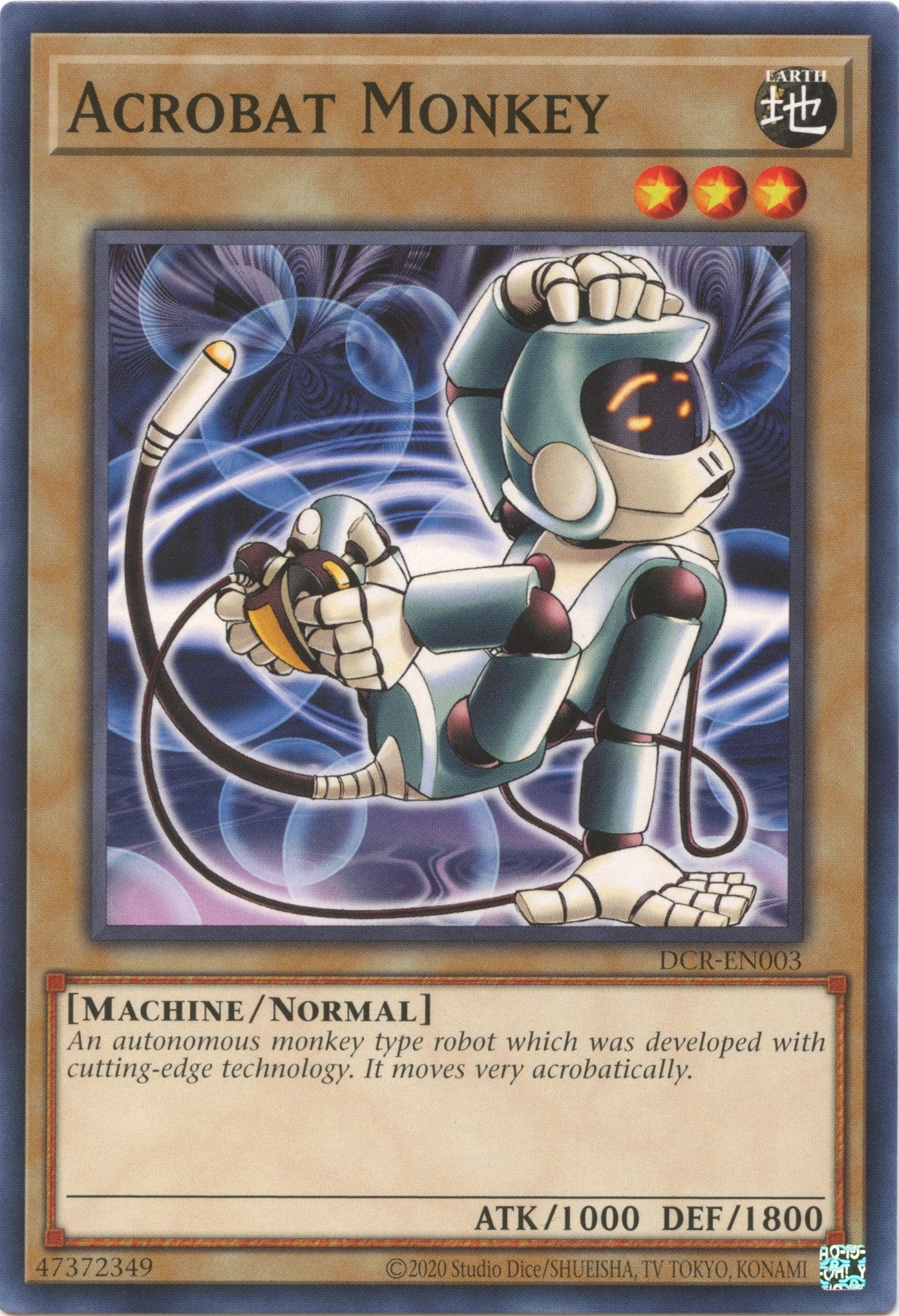 Acrobat Monkey (3) (DCR-EN) - YuGiOh Single