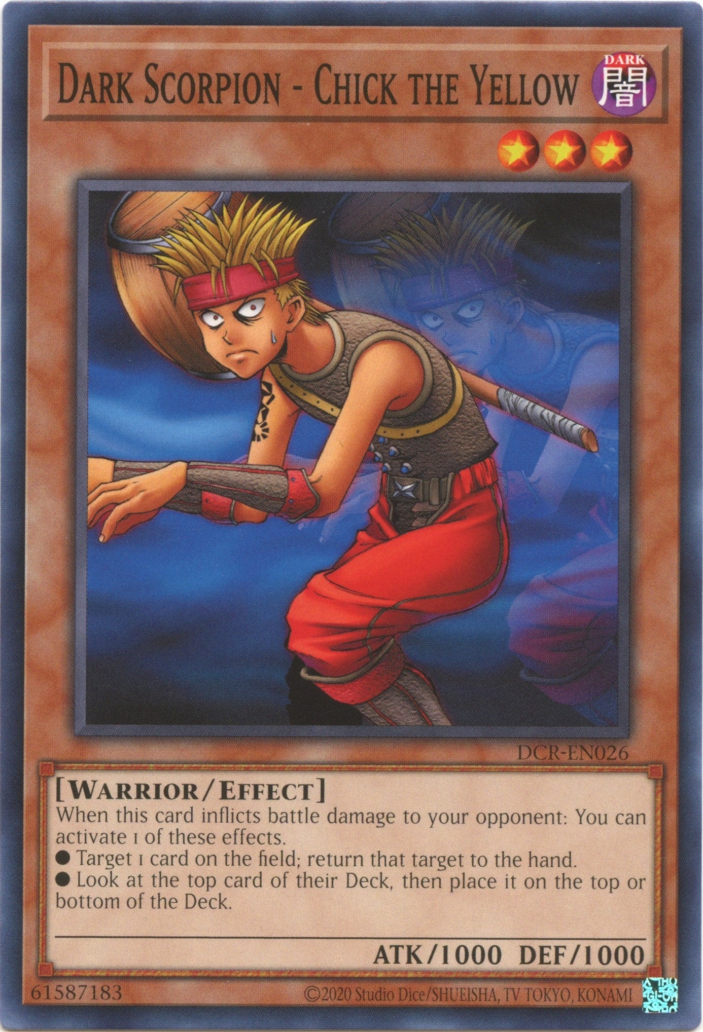 Dark Scorpion - Chick the Yellow (26) (DCR-EN) - YuGiOh Single