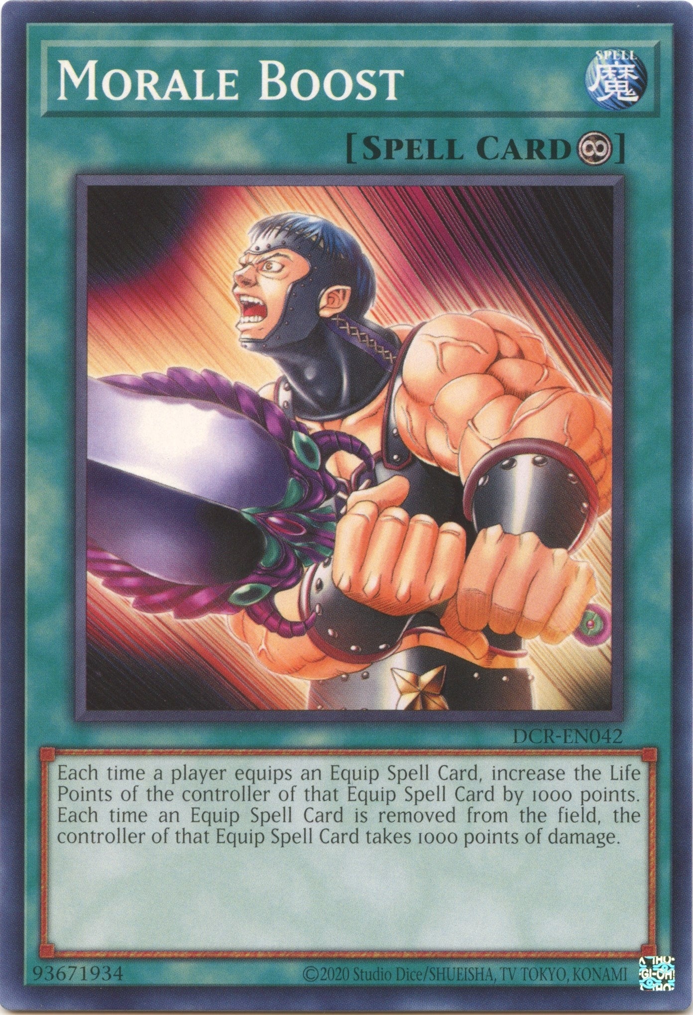 Morale Boost (42) (DCR-EN) - YuGiOh Single