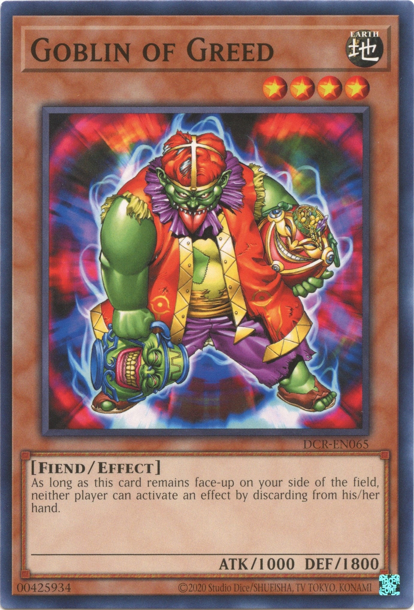 Goblin of Greed (65) (DCR-EN) - YuGiOh Single