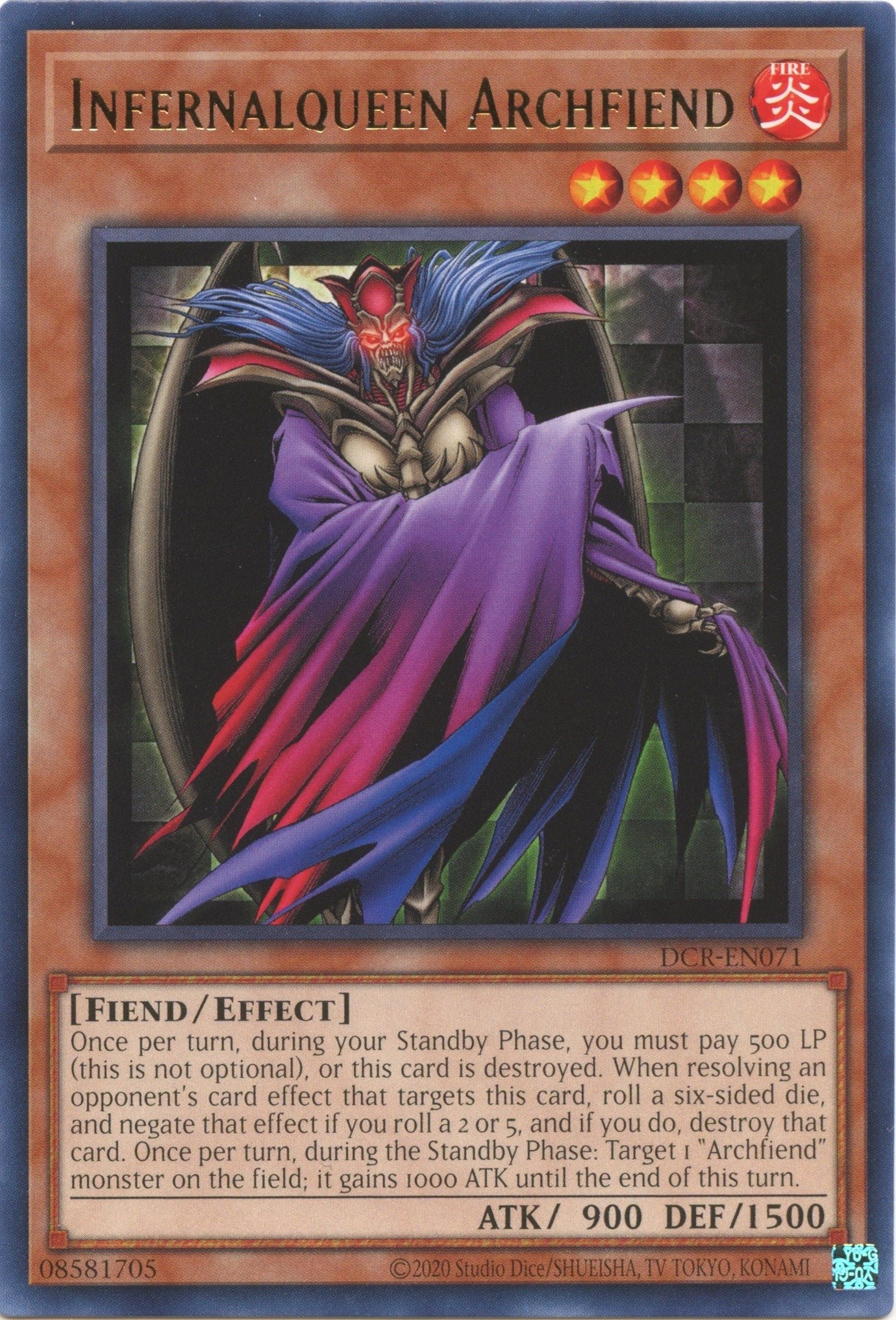 Infernalqueen Archfiend (71) (DCR-EN) - YuGiOh Single