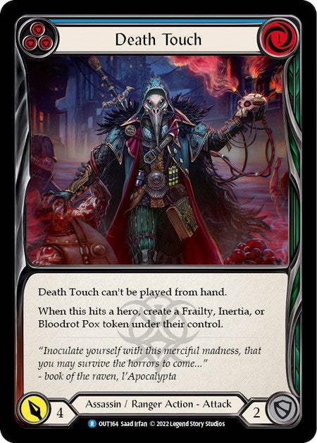 Death Touch (Blue) (164) [OUT] - Flesh and Blood TCG Single