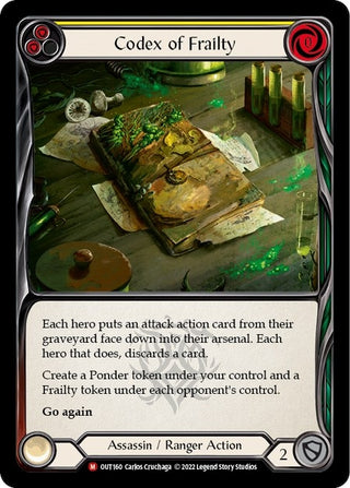 Codex of Frailty (160) [OUT] - Flesh and Blood TCG Single