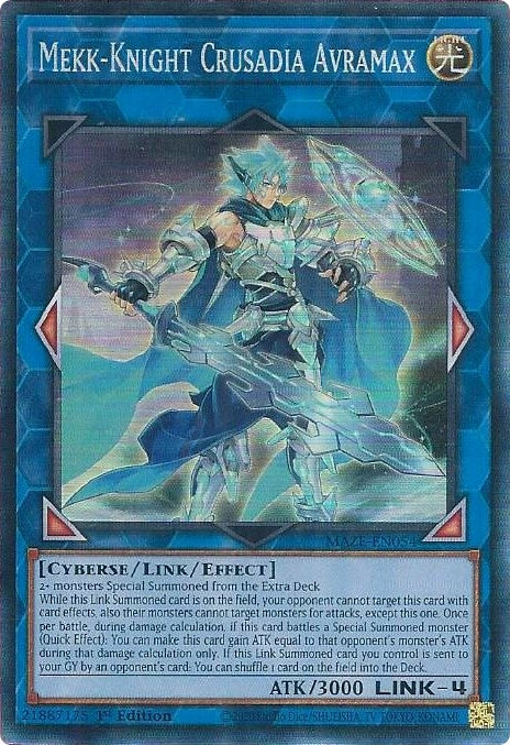 Mekk-Knight Crusadia Avramax (CR) (54) (MAZE) - YuGiOh Single