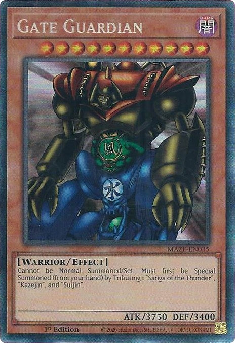 Gate Guardian (CR) (35) (MAZE) - YuGiOh Single