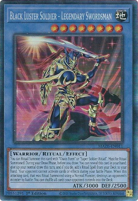 Black Luster Soldier - Legendary Swordsman (CR) (11) (MAZE) - YuGiOh Single