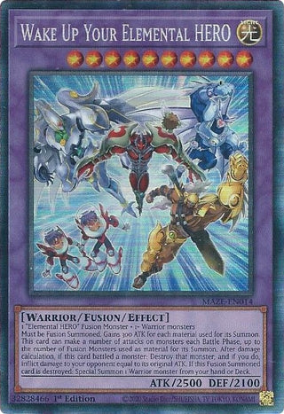 Wake Up Your Elemental HERO (CR) (14) (MAZE) - YuGiOh Single