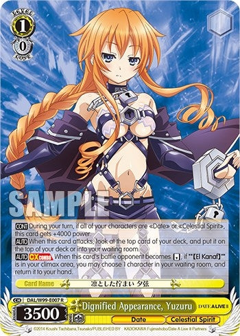 Dignified Appearance Yuzuru (99007) [DAL] - Weiss Schwarz Single