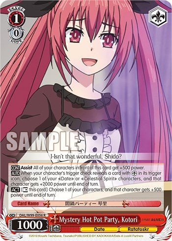 Mystery Hot Pot Party Kotori (99056) [DAL] - Weiss Schwarz Single