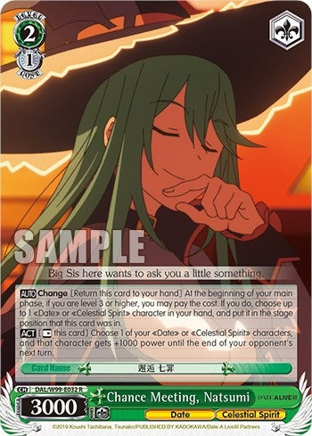 Chance Meeting Natsumi (99032) [DAL] - Weiss Schwarz Single