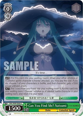 Can You Find Me? Natsumi (99045) [DAL] - Weiss Schwarz Single