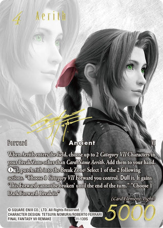 Aerith (Noir Promo) (11) [PR] - Final Fantasy TCG Single