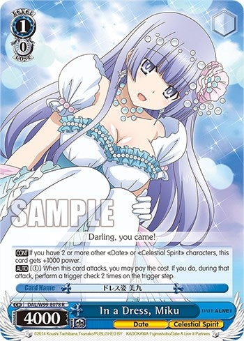 In a Dress Miku (99078) [DAL] - Weiss Schwarz Single