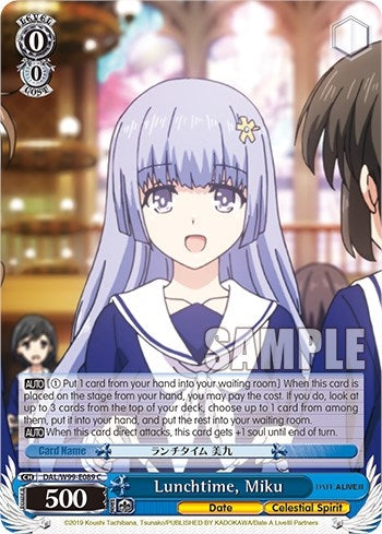 Lunchtime Miku (99089) [DAL] - Weiss Schwarz Single