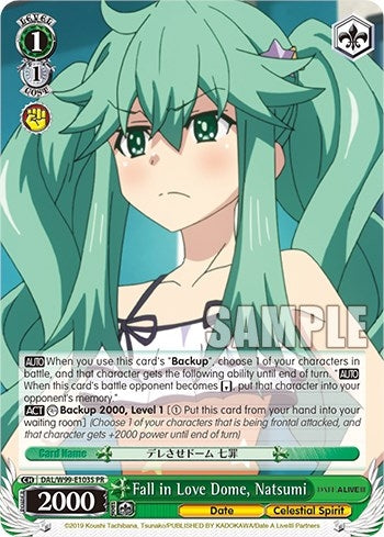 Fall in Love Dome Natsumi (Foil) (991030) [DAL] - Weiss Schwarz Single