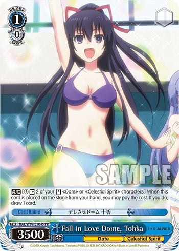 Fall in Love Dome Tohka (Foil) (991040) [DAL] - Weiss Schwarz Single