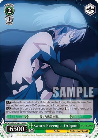Sworn Revenge Origami (9902) [DAL] - Weiss Schwarz Single