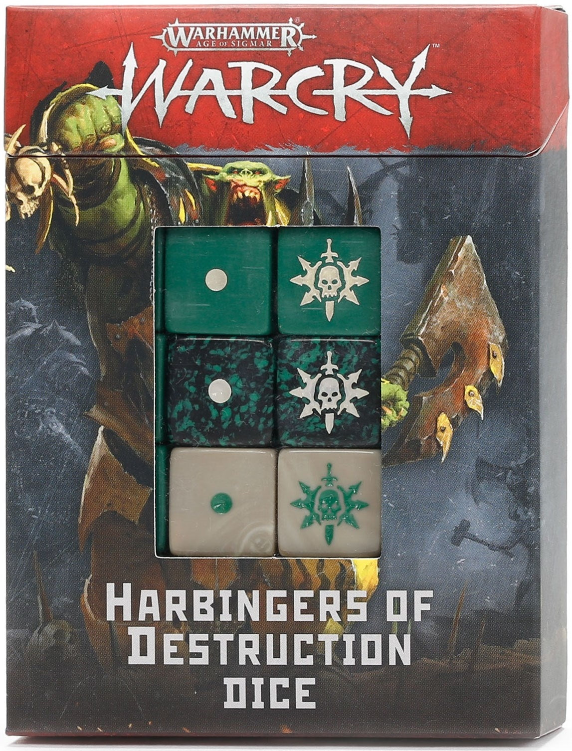 Warhammer: Age of Sigmar - Warcry: Harbingers of Destruction Dice (16-Pack) [ACCS] - Warhammer Game Accessories Sealed