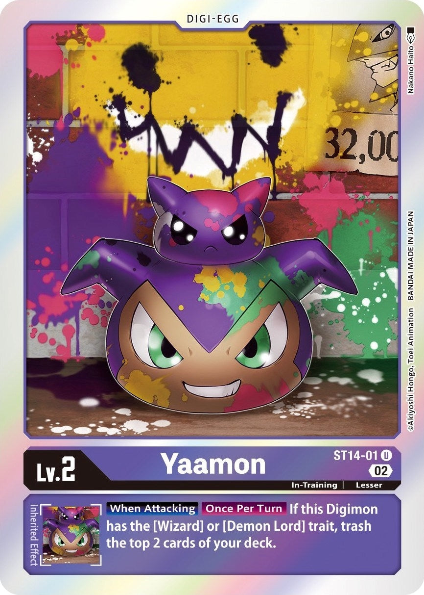 Yaamon (1401) [ST-14] - Digimon Card Game Single
