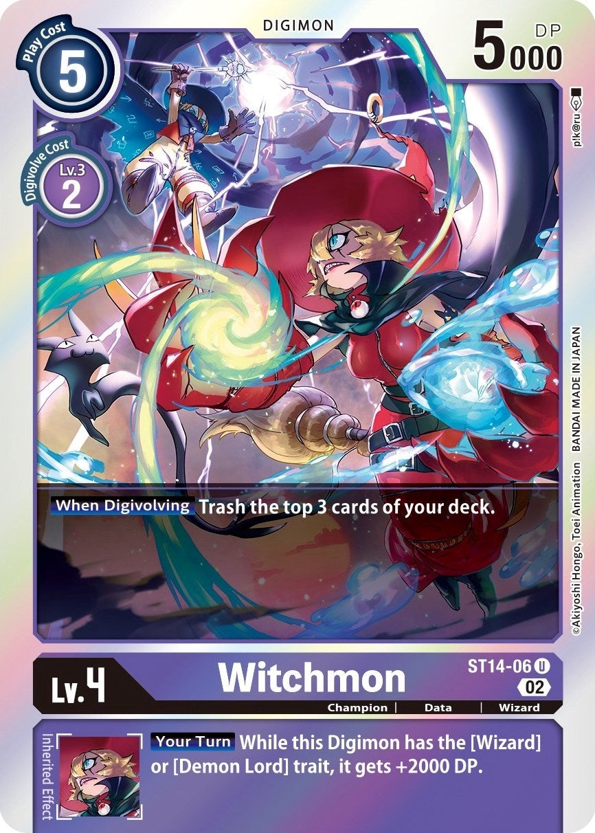 Witchmon (1406) [ST-14] - Digimon Card Game Single