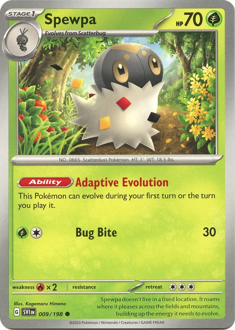 Spewpa (009/198) [SV01: Scarlet & Violet Base Set]
