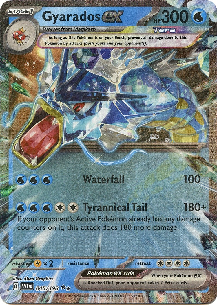 Gyarados ex - 045/198 (045/198) [SV01: Scarlet & Violet Base Set] - Pokemon Single