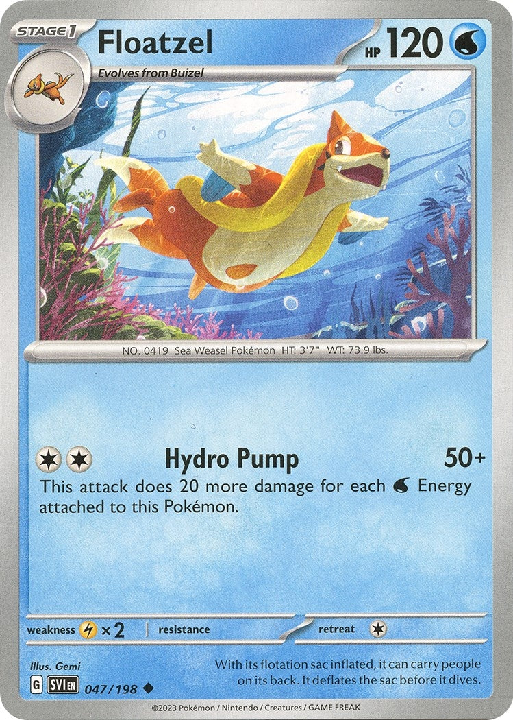 Floatzel (047/198) [SV01: Scarlet & Violet Base Set] - Pokemon Single