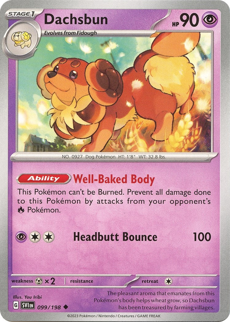 Dachsbun (099/198) [SV01: Scarlet & Violet Base Set] - Pokemon Single