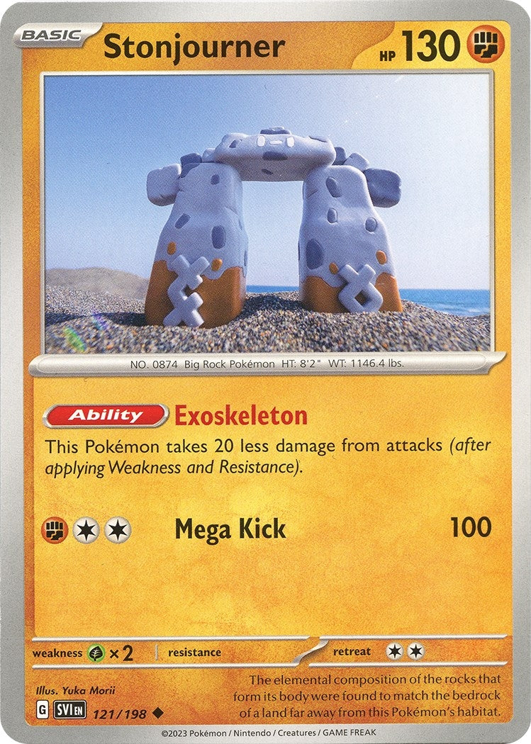 Stonjourner (121/198) [SV01: Scarlet & Violet Base Set] - Pokemon Single