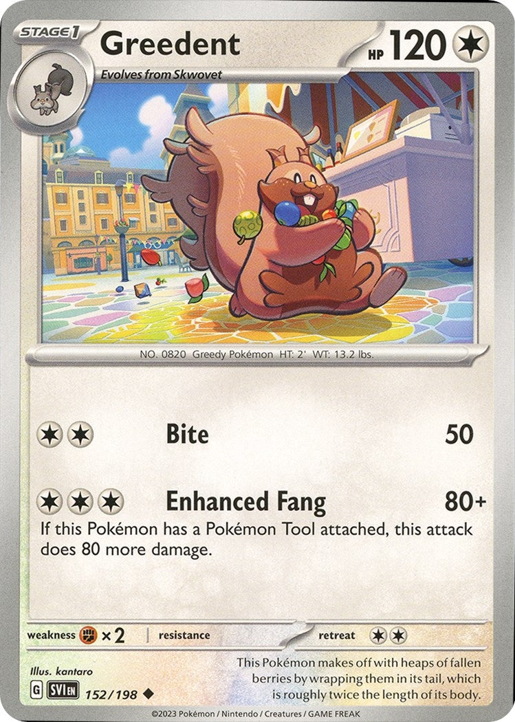 Greedent (152/198) [SV01: Scarlet & Violet Base Set] - Pokemon Single