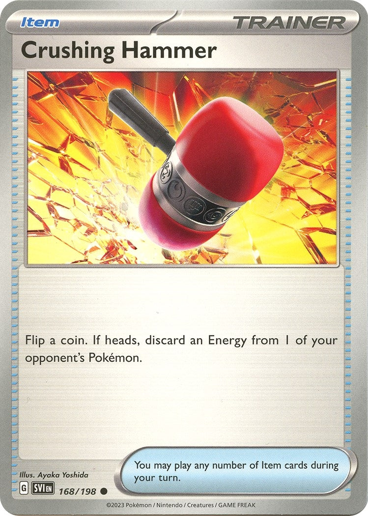 Crushing Hammer (168/198) [SV01: Scarlet & Violet Base Set] - Pokemon Single